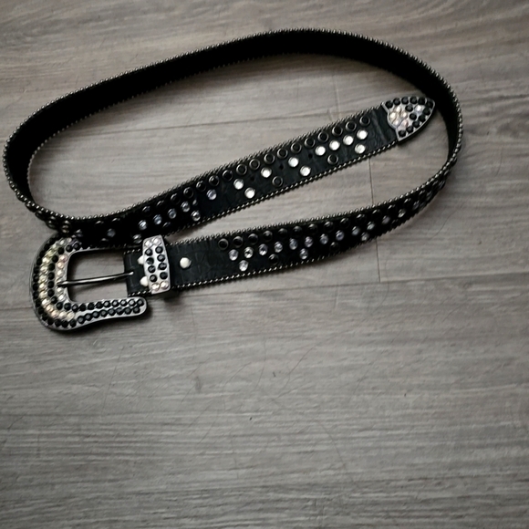 Western Vintage  Cow Girl Buckle Belt - Studded - Picture 3 of 7